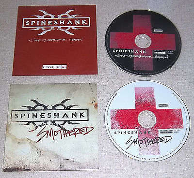 SPINESHANK Self-Destructive Pattern Advance CD + Smothered Promo Cardsleeve CDs