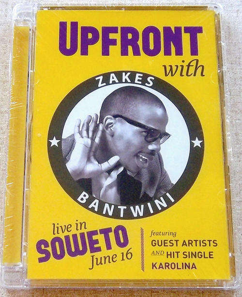 ZAKES BANTWINI Upfront Live in Soweto DVD SOUTH AFRICA Cat# DVSTEP141 REGION 0