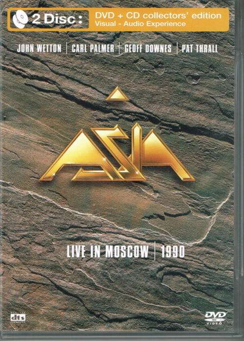 ASIA Live In Moscow 1990 CD+DVD Collectors Edition UK Cat# ERDVCD010 All Regions