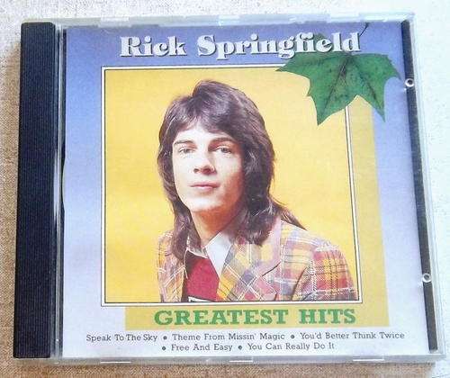 RICK SPRINGFIELD Greatest Hits Early Best Of CD