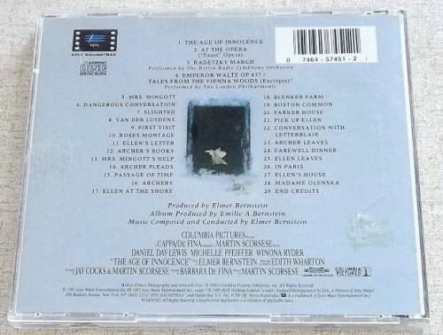 THE AGE OF INNOCENCE Soundtrack