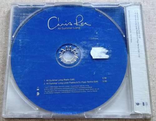 CHRIS REA All Summer Long 2 Track CD Single Promo