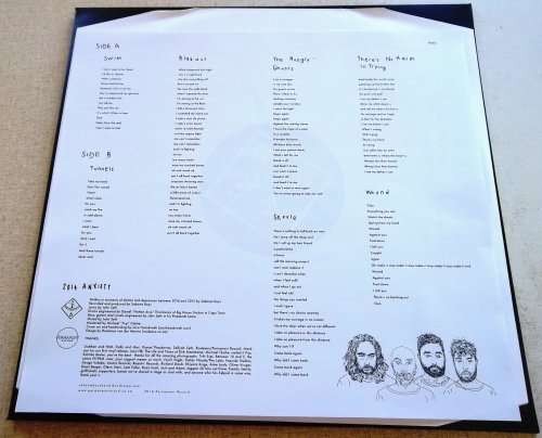 SAKAWA BOYS 2014 Anxiety Vinyl LP SOUTH AFRICA Cat# PR005