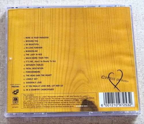 CHRIS DE BURGH The Love Songs
