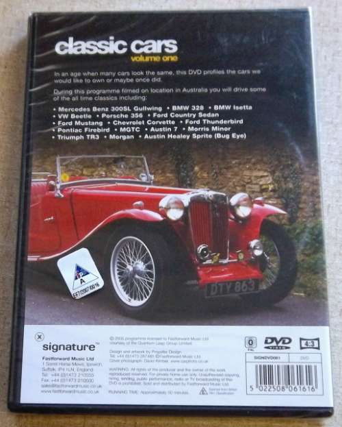 CLASSIC CARS Volume One