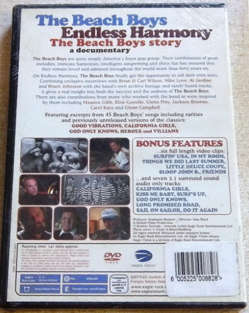 THE BEACH BOYS Endless Harmony: The Beach Boys Story