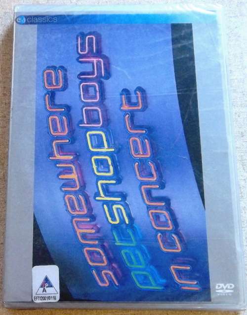 PET SHOP BOYS Somewhere (Pet Shop Boys In Concert) DVD