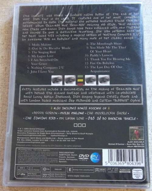SINEAD O`CONNOR Goodnight, Thank You You`ve Been A Lovely Audience DVD