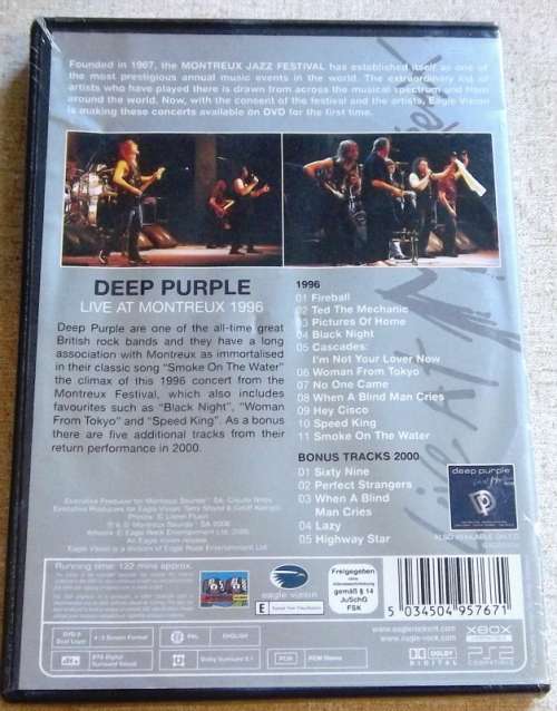 DEEP PURPLE Live at Montreux 1996