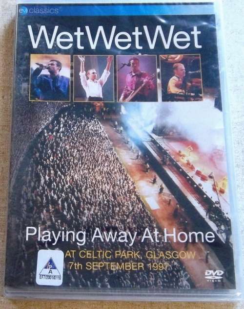 WET WET WET Playing Away At Home DVD