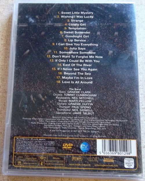 WET WET WET Playing Away At Home DVD