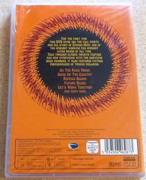 CANNED HEAT Boogie with Canned Heat - The Canned Heat Story DVD