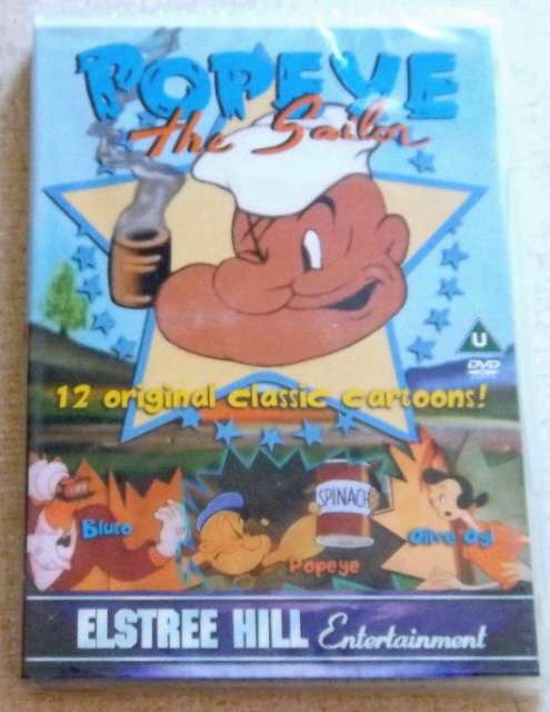 POPEYE THE SAILOR 12 original classic cartoons