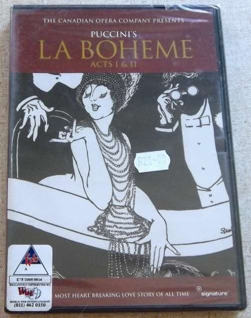 PUCCINI`S La Boheme Acts I & II  OPERA DVD