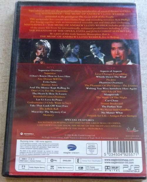 ANDREW LLOYD WEBBER Masterpiece