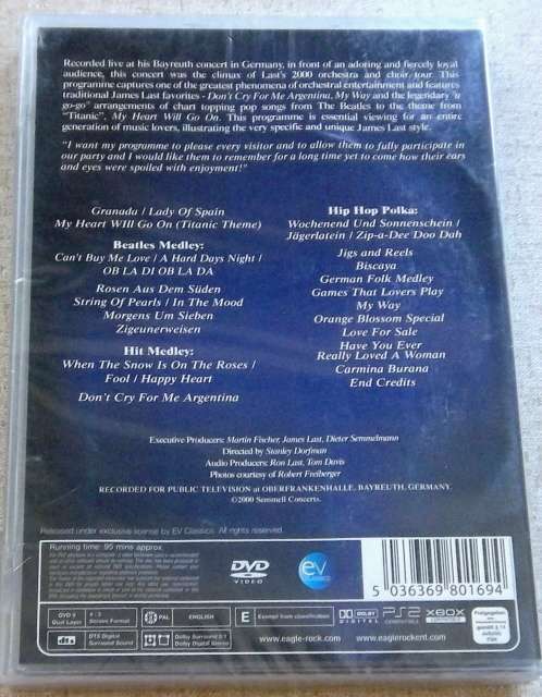 JAMES LAST Gentleman of Music DVD