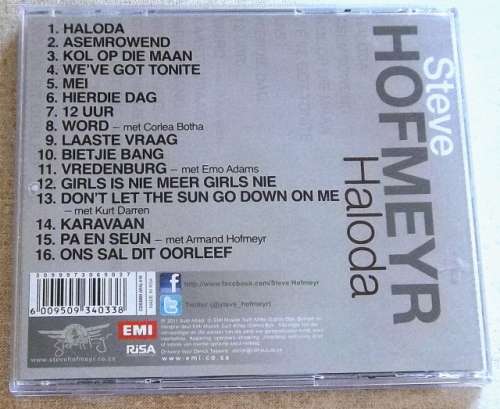 STEVE HOFMEYR Haloda