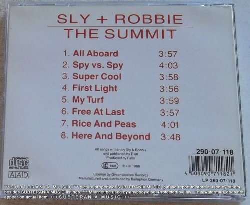 SLY + ROBBIE The Summit CD