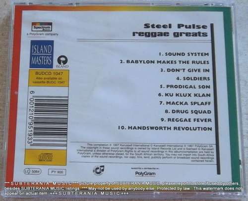 STEEL PULSE Reggae Greats