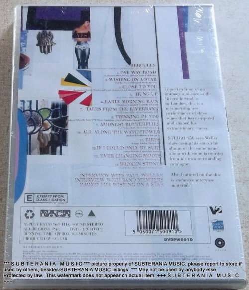 PAUL WELLER Studio 150 DVD