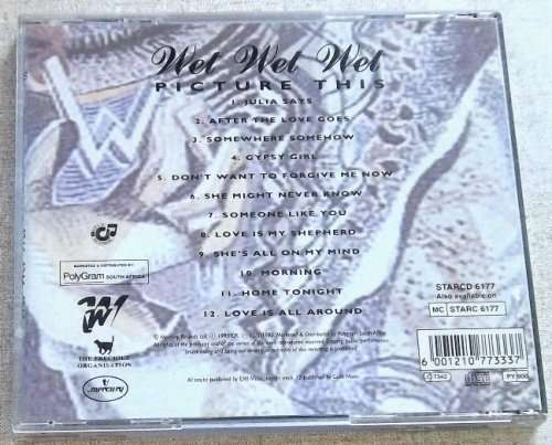 WET WET WET Picture This CD