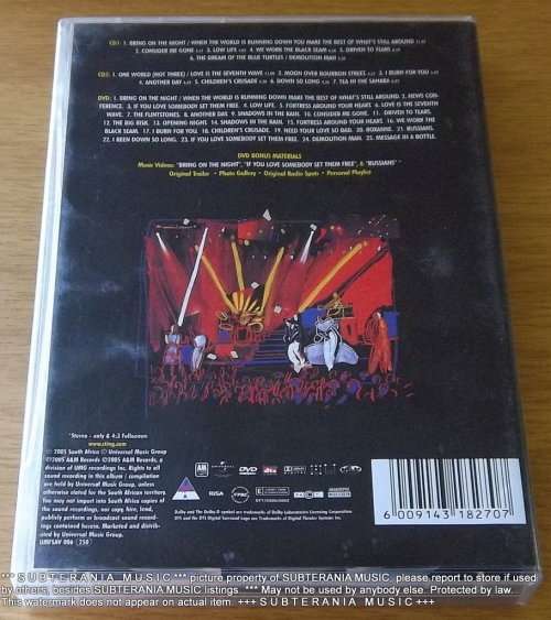 STING Bring on the Night 2 CD + DVD