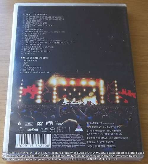 KAISER CHIEFS Live at Elland Road DVD