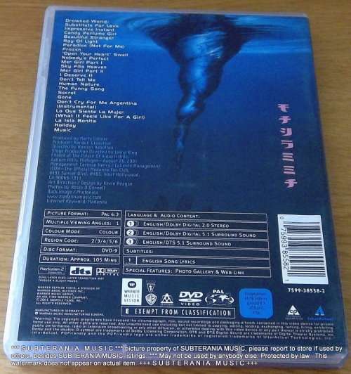 MADONNA Drowned World Tour 2001