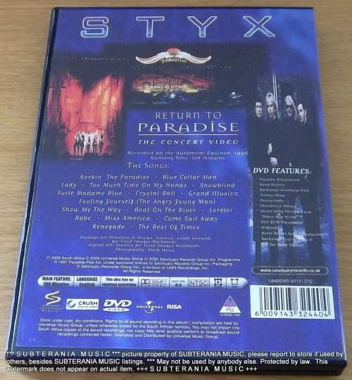 STYX Return to Paradise
