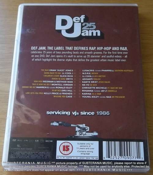 DEF JAM 25 VJ bring that video Back