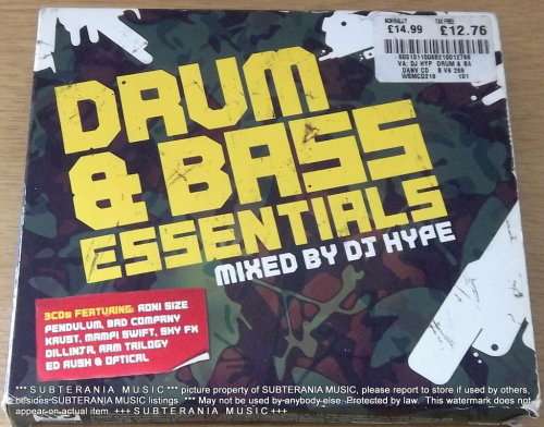 DRUM & BASS ESSENTIALS 3 CD Mixed by DJ Hype