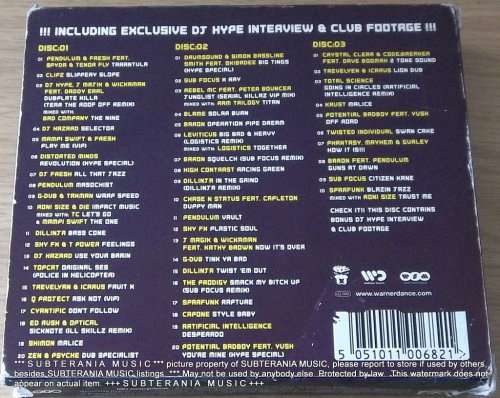 DRUM & BASS ESSENTIALS 3 CD Mixed by DJ Hype