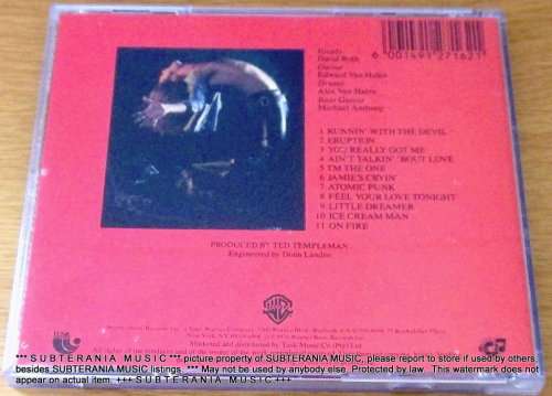 VAN HALEN Van Halen CD