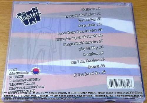 THE TOASTERS Enemy of the System CD