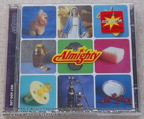 THE ALMIGHTY Just Add Life Ltd Edition Double CD