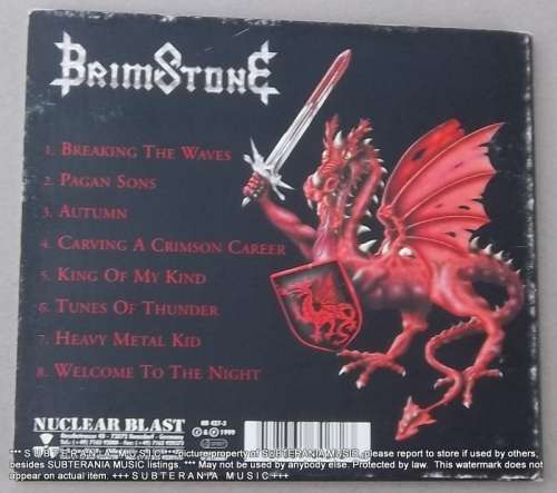 BRIMSTONE Carving A Crimson Career CD
