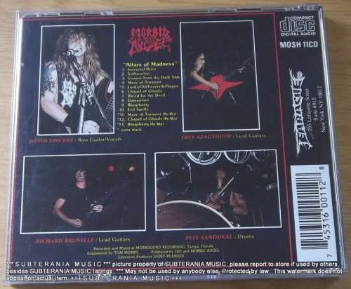 MORBID ANGEL Altars Of Madness EX / EX