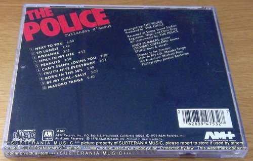 THE POLICE Outlandos D'Amour