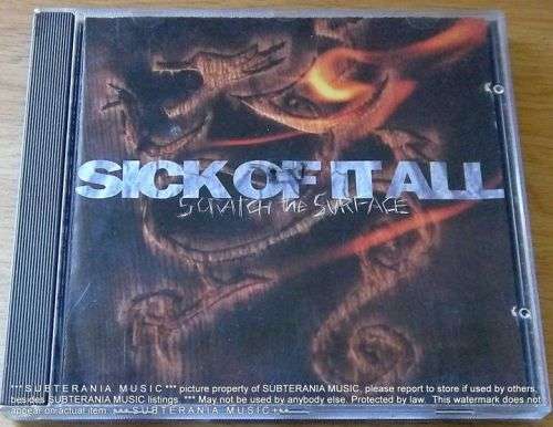 SICK OF IT ALL Scratch the Surface CD