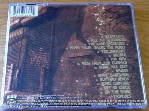 SICK OF IT ALL Life on the Ropes CD