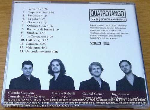 Argentinian tango quartet 2X4 Industria Argentino
