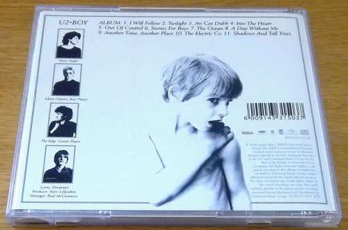U2 Boy SOUTH AFRICA Cat# STARCD 7214 Remastered