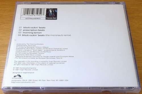 THE CHEMICAL BROTHERS Block Rockin` Beats Maxi CD Single