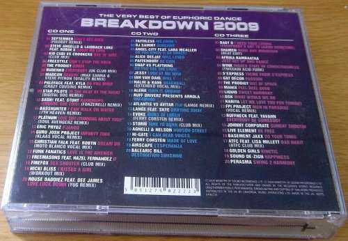 BREAKDOWN 2009 The Very Best of Euphoric Dance 3 CD