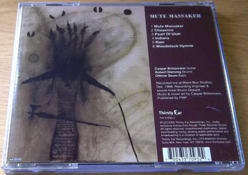 CASPAR BROTZMANN Mute Massaker CD