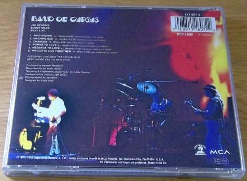 jimi HENDRIX Band of Gypsies CD