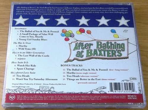 JEFFERSON AIRPLANE After Bathing at Baxter`s