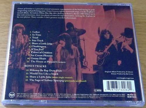 JEFFERSON AIRPLANE Crown of Creation