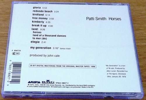PATTI SMITH Horses IMPORT SEALED CD