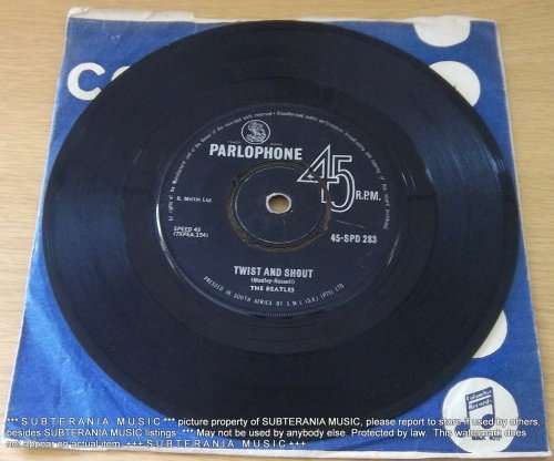 THE BEATLES Twist and Shout / Do You Want to Know a Secret 7` single